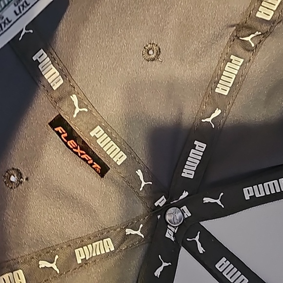 White and gray golf hat - Picture 5 of 6